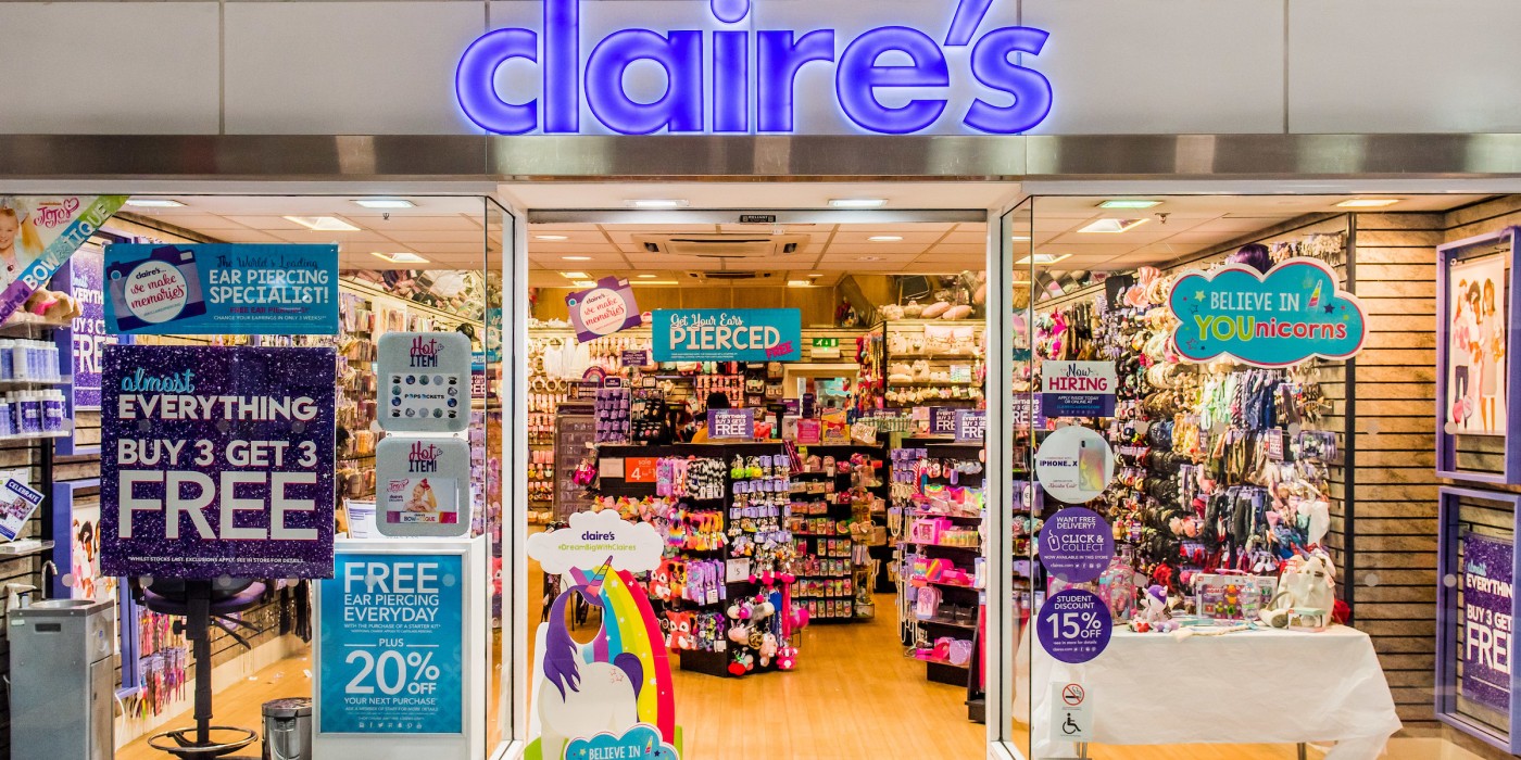 Claire's Accessories at St Johns Shopping Centre